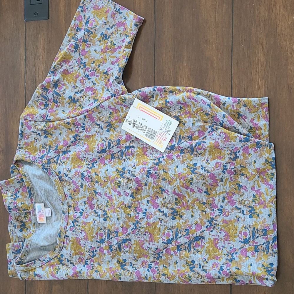 NWT lularoe Julia dress sz large